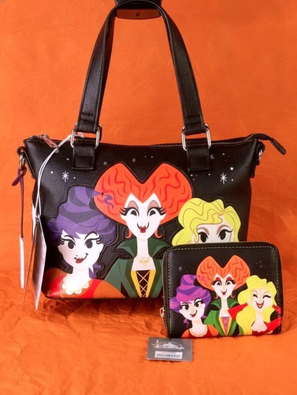 Loungefly Disney Hocus Pocus Tote Bag Purse & Wallet - NWT